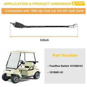 SPJIUQI tow-run switch harness connected shows plug-and-play compatibility