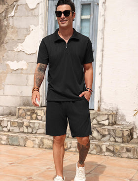 SPKPKEY 2-piece set waistband-drawstring detail for adjustable fit.