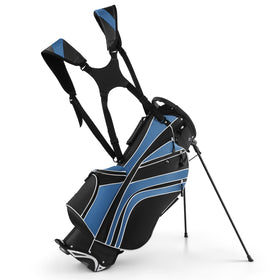 SPORFIT Golf Stand Bag with 6-way dividers for organized club storage on the course