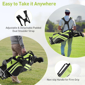 Solid base keeps SPORFIT bag upright on the fairway