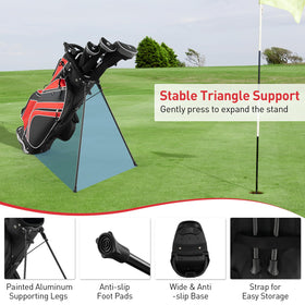 Solid base helps the bag stand upright when set down.