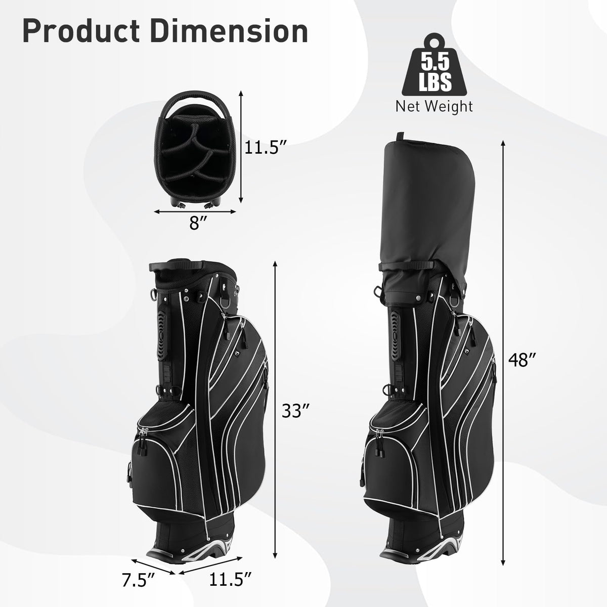 SPORFIT umbrella holder keeps a canopy within reach.