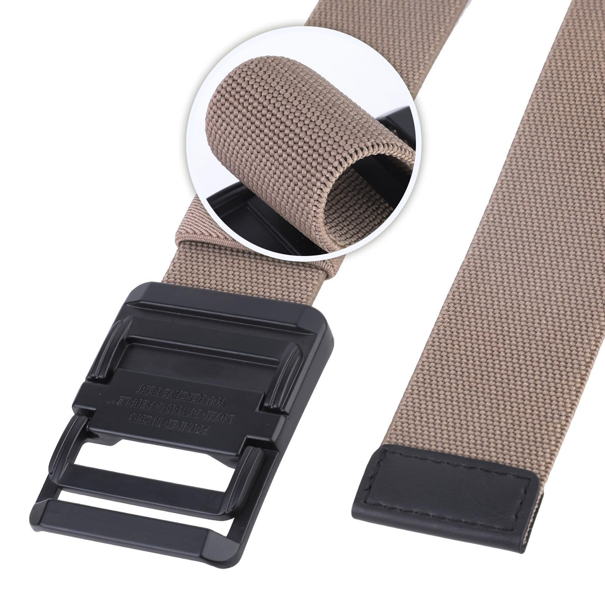 Sportmusies belt worn with jeans for casual, versatile styling.