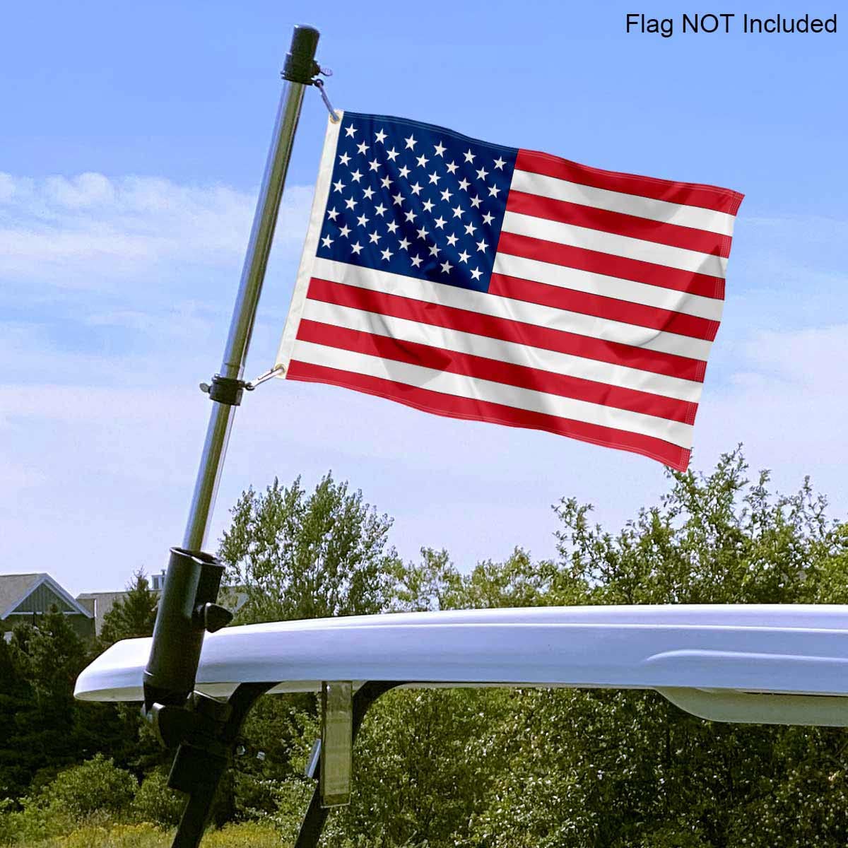 Sports Flags 30-inch stainless steel flag pole delivers durability