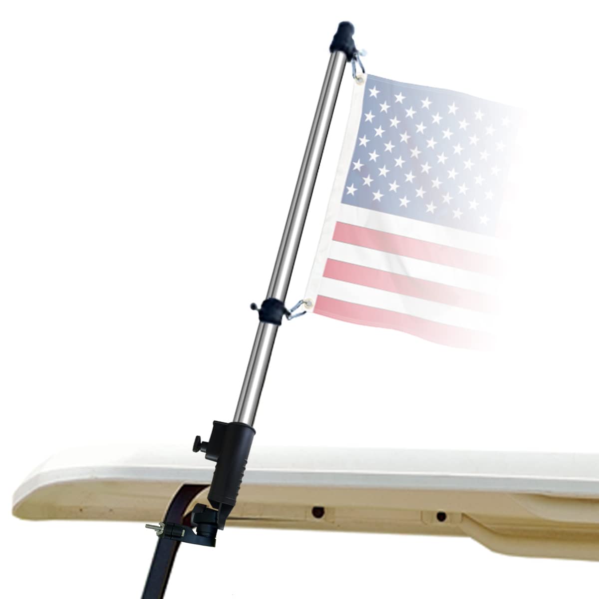 Sports Flags Golf Cart Flag Holder bracket assembly for fast setup
