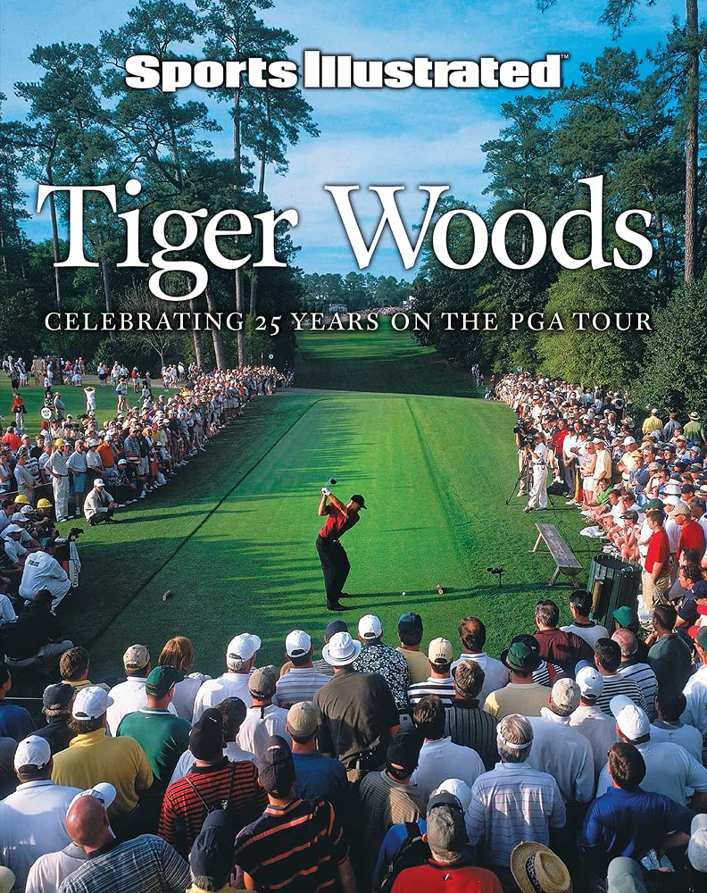 Sports Illustrated Tiger Woods 25 Years on PGA Tour cover—vibrant full-color photography for fans and collectors