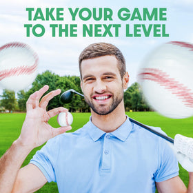 Sporty Body BaseGolf ball on the green for training and play.