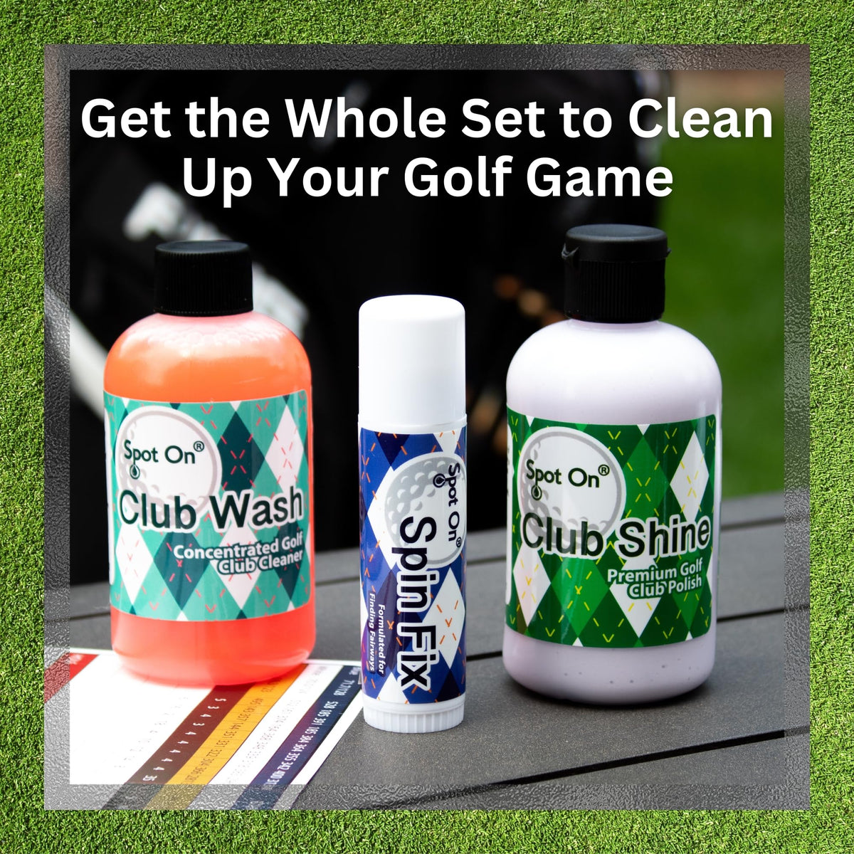Spot On club appearance preservation helps keep clubs looking new.