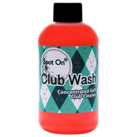 Spot On golf club cleaner brush removes groove dirt with minimal effort.