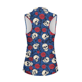 Spowatriy Skull Rose moisture-wicking fabric keeps you cool