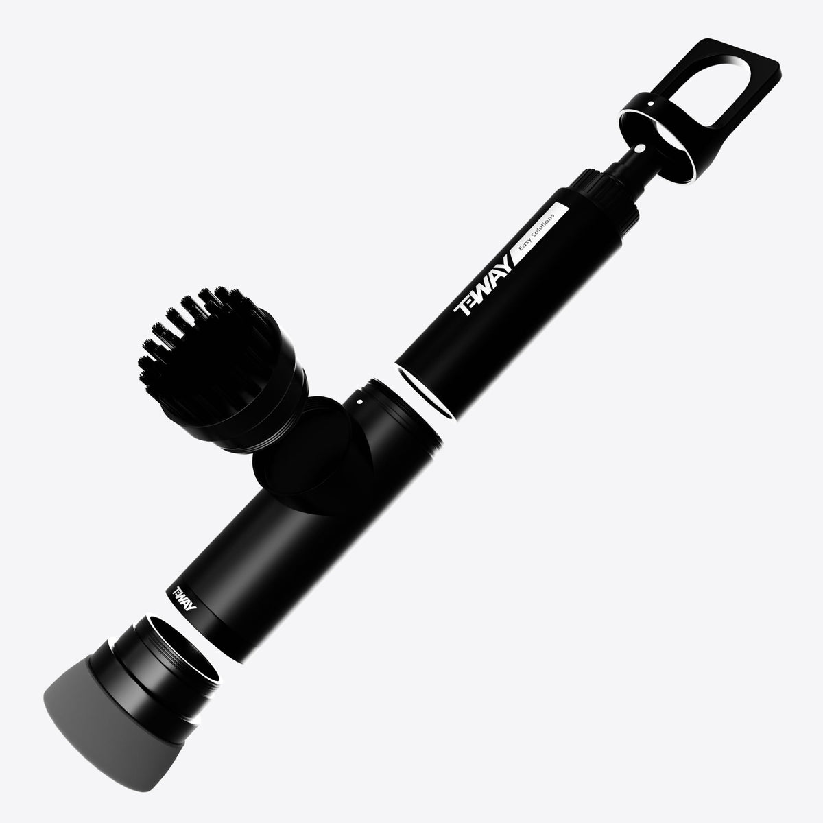 Sprush all-in-one cleaning device simplifying post-round maintenance