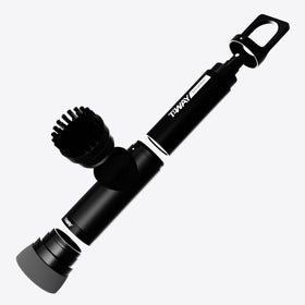 Sprush all-in-one cleaning device simplifying post-round maintenance