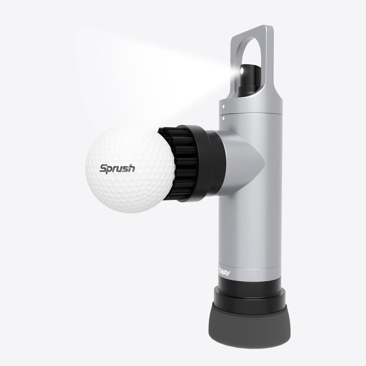 Sprush golf-ball cleaner for quick ball cleaning