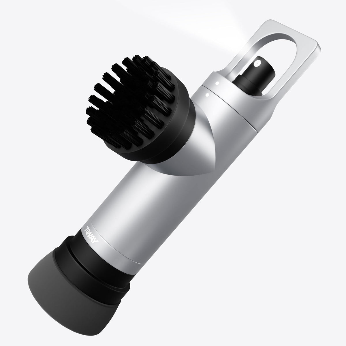 Sprush golf club brush with mud removal for fast cleaning