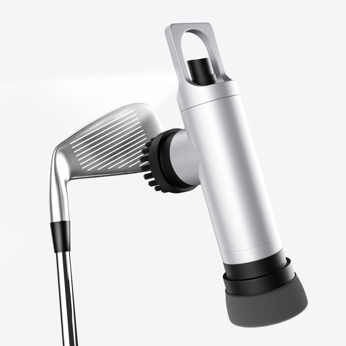 Sprush water spray bottle targets clubface for initial rinse