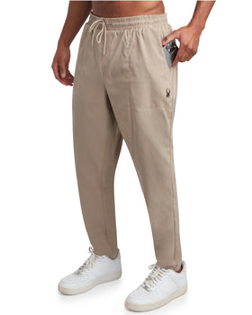 Spyder Mens Work Pants with adjustable waistband for flexible, personalized fit on and off the course.