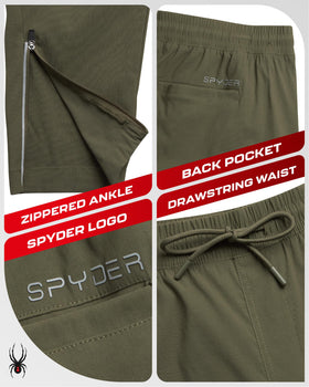 Spyder men's work pants transition from course to commute with ease.