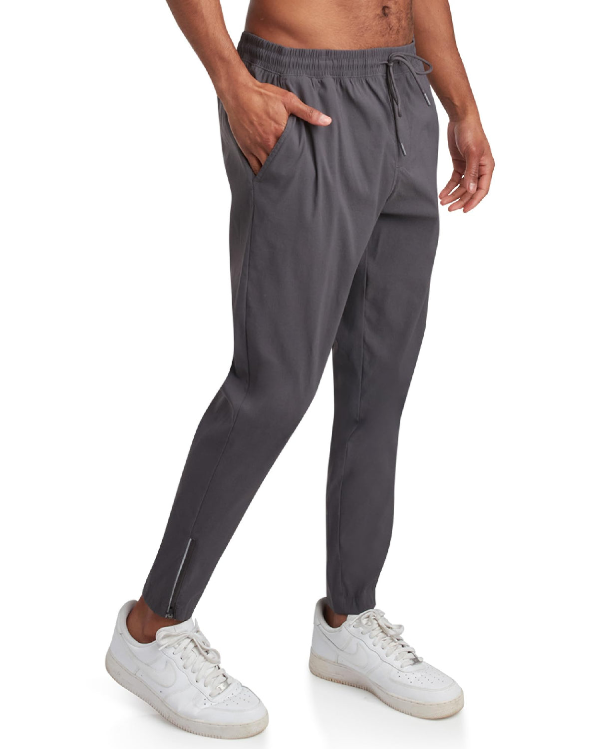Spyder mens work pants lightweight stretch mobility closeup for all-day mobility