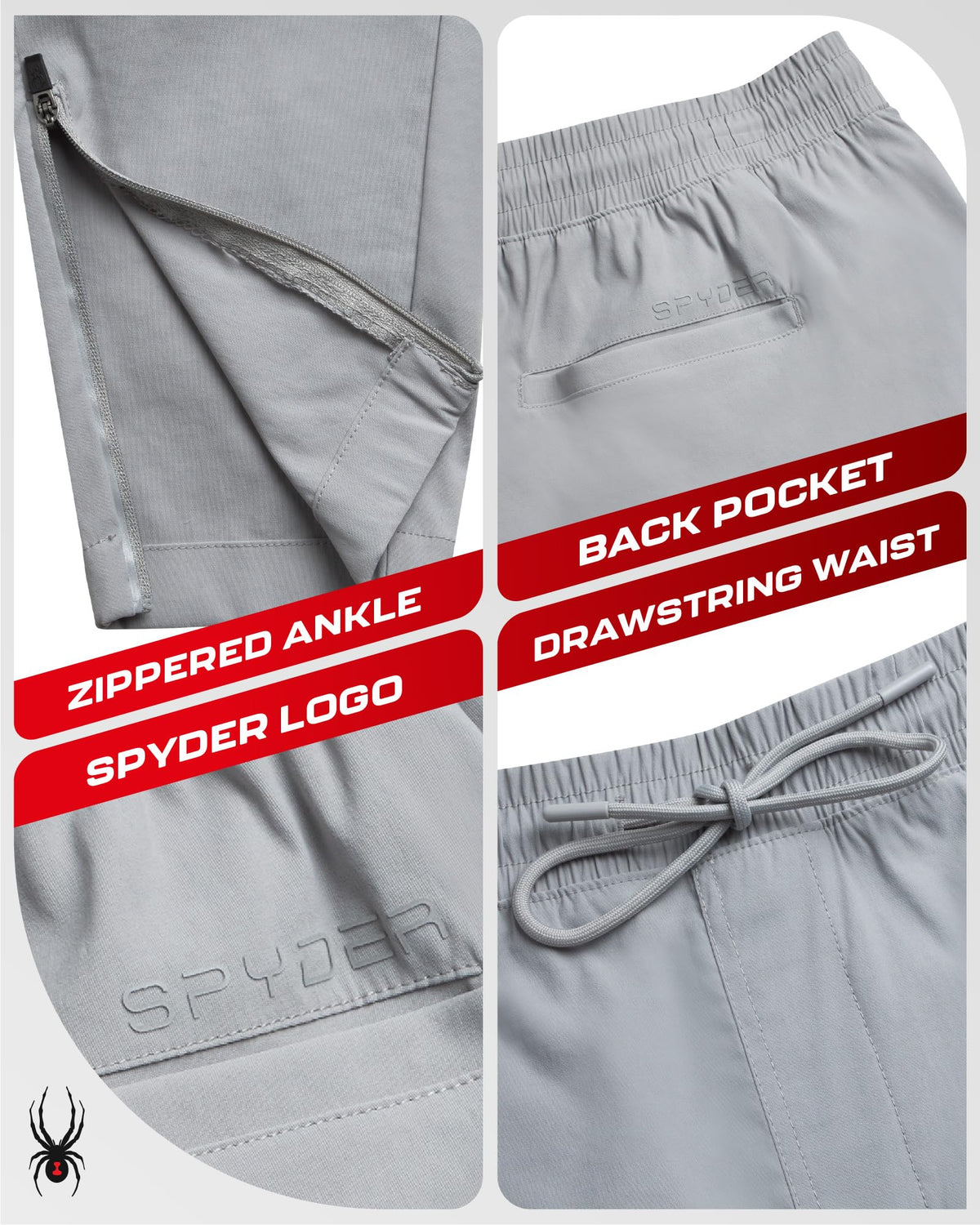 Spyder mens work pants featuring Thermoweb 1.0 for cooler weather comfort