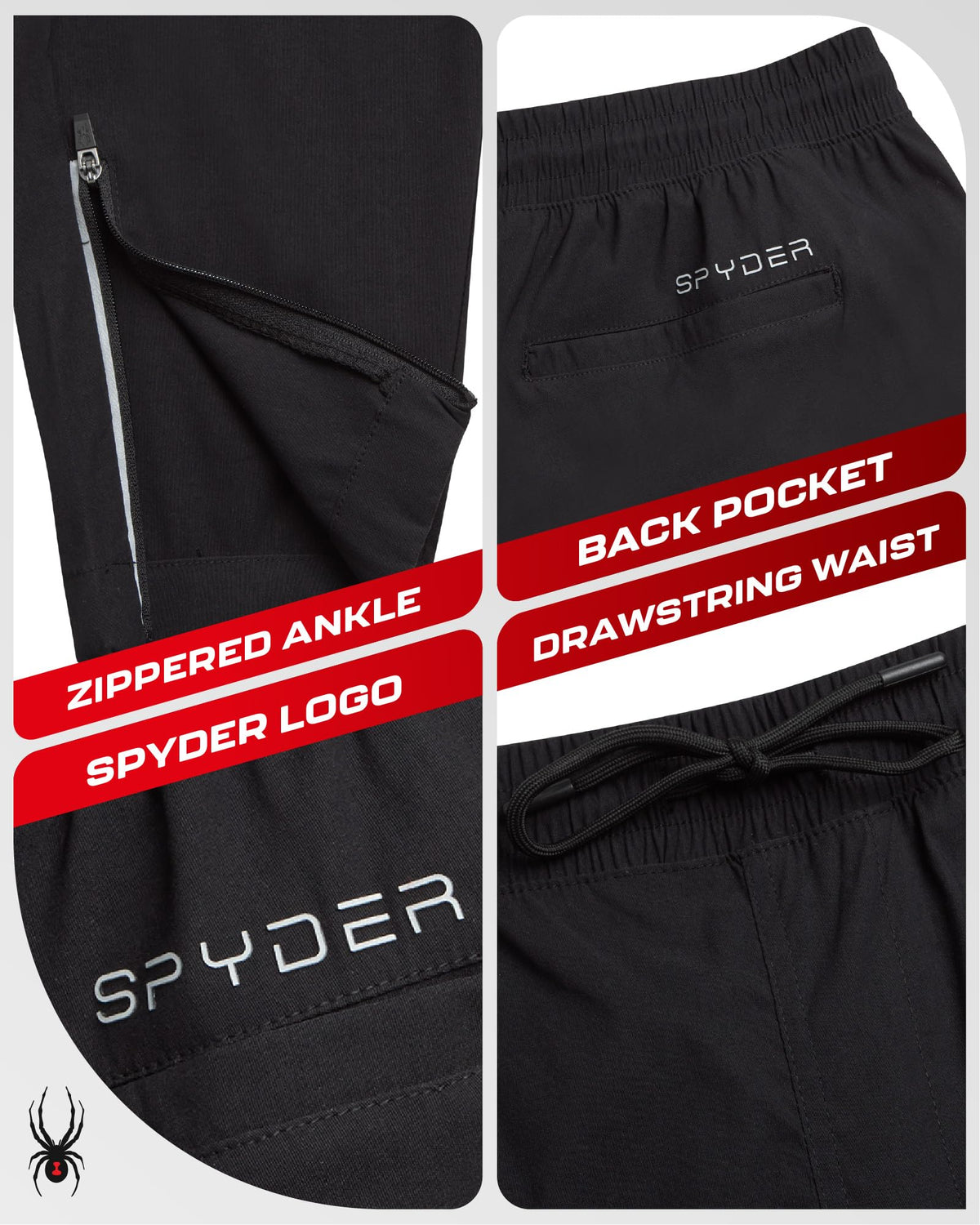 Spyder stretch golf/polished work pants suitable for course and desk