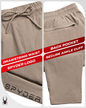 Spyder Mens Work Pants offer UPF 30 sun protection for outdoor tasks and events.