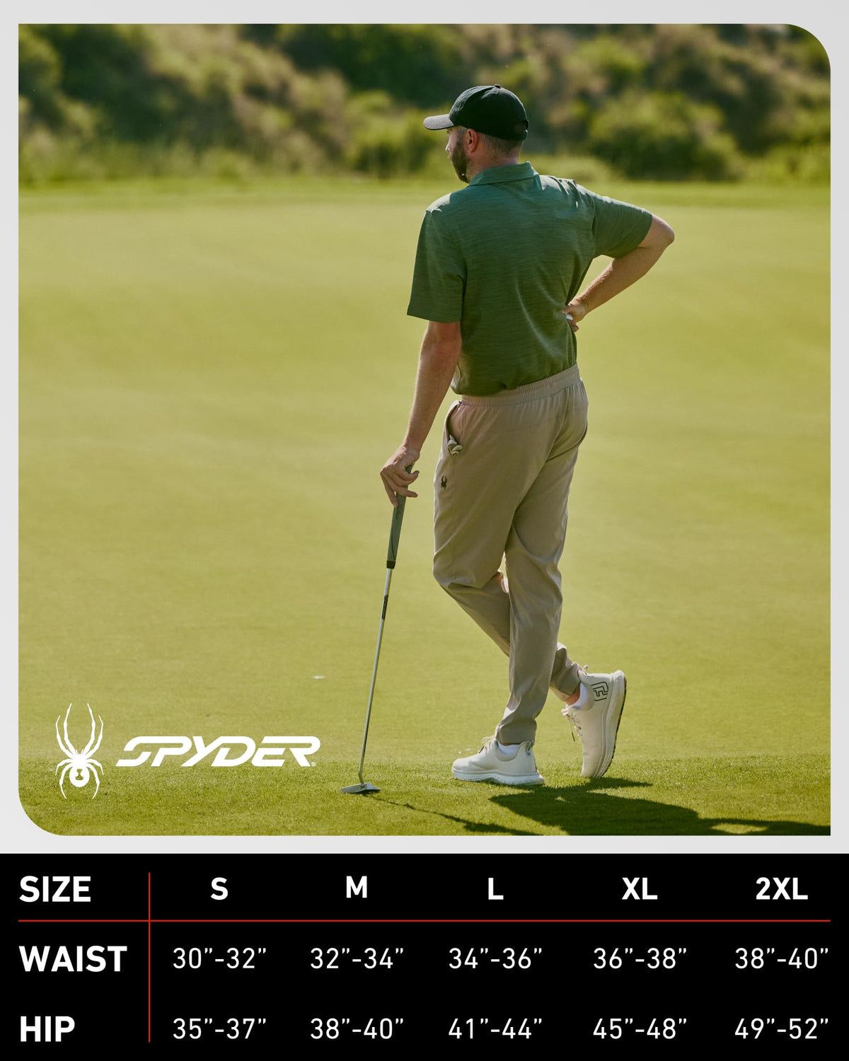 Spyder Mens Work Pants are wrinkle-resistant and machine-washable for easy care.