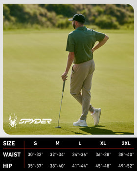 Spyder Mens Work Pants are wrinkle-resistant and machine-washable for easy care.