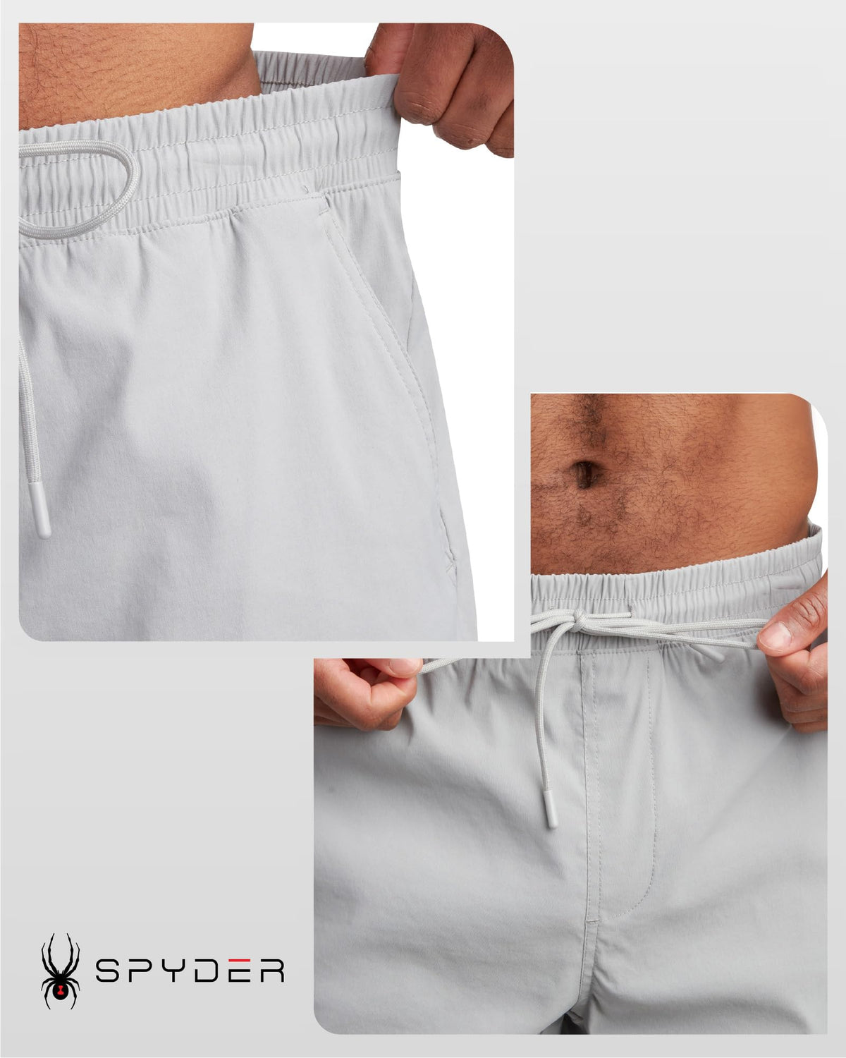 Spyder mens work pants with zippered ankles for easy on and off and mobility