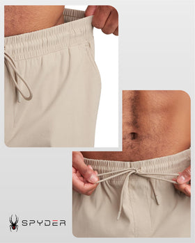 Spyder pants featuring zippered ankles for easy on and off and modern style.