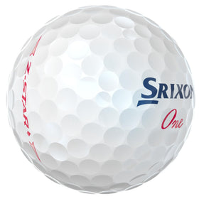 Srixon Diamond 3 338 Speed Dimple close-up in flight reducing drag and increasing lift.