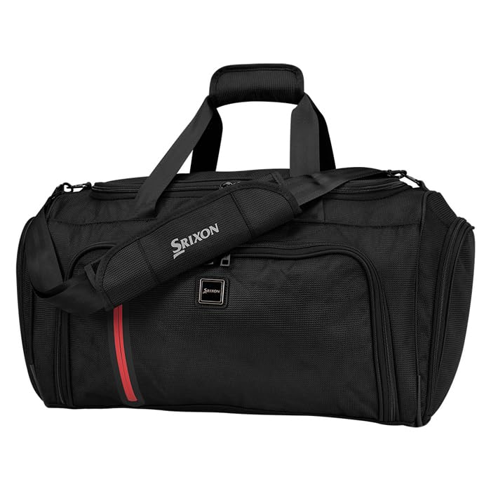 Srixon duffel bag main compartment organizes clothes and gear for trips or practice.