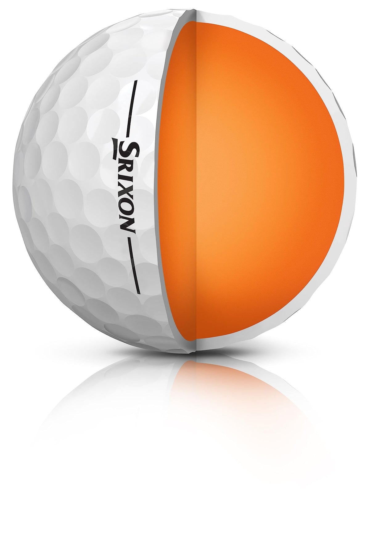 Srixon Marathon in flight showing stable, consistent trajectory.