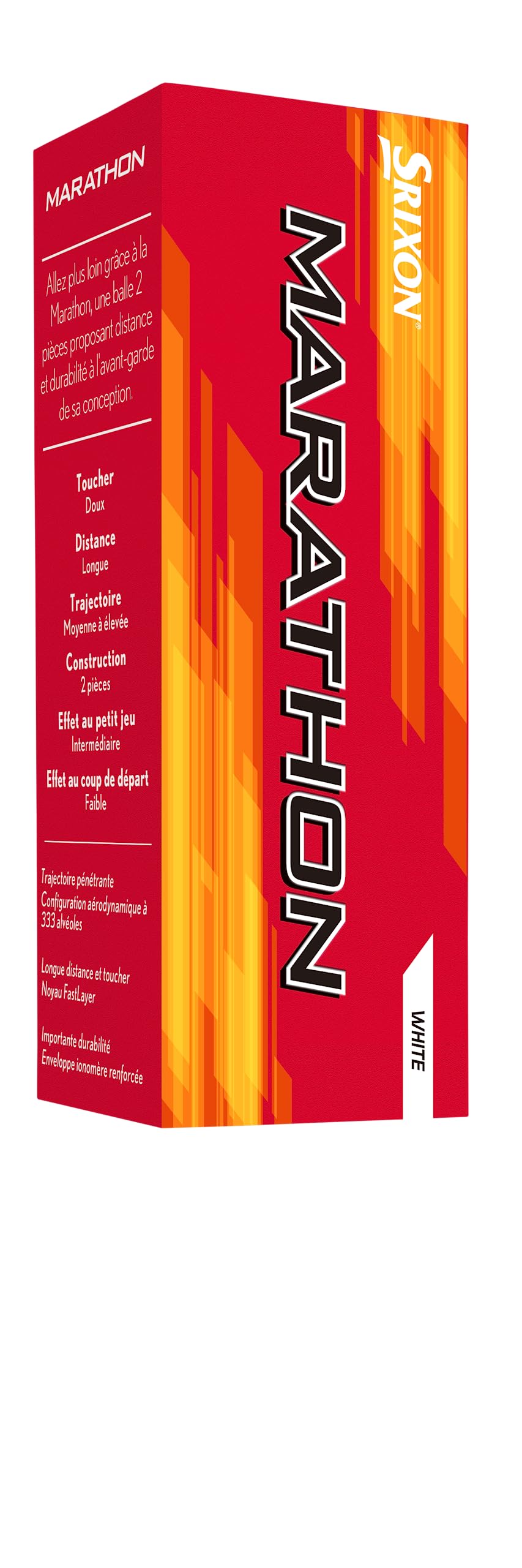 Srixon Marathon energetic gradient growth core emphasizing energy transfer.