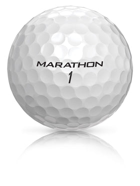 Srixon Marathon ionomer cover highlighting enhanced durability.