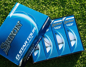 Srixon Q-STAR TOUR 5 greenside spin aids precise approach shots.