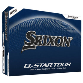 Srixon Q-Star Tour 6 cover close-up, highlighting premium urethane for greenside spin and feel