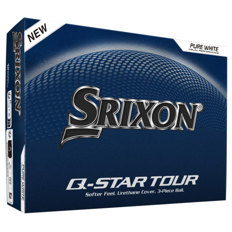 Srixon Q-Star Tour 6 cover close-up, highlighting premium urethane for greenside spin and feel
