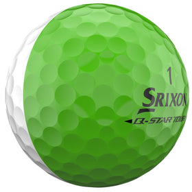 Srixon Q-Star Tour 6 Divide 50/50 cover aids alignment and greenside performance.