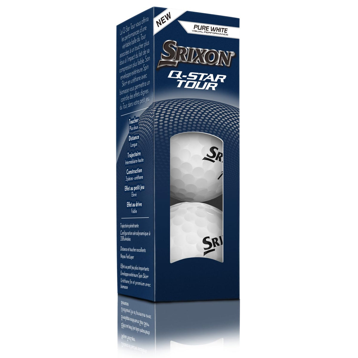Srixon Q-Star Tour 6 FastLayer core image showing layered compression for distance and soft feel