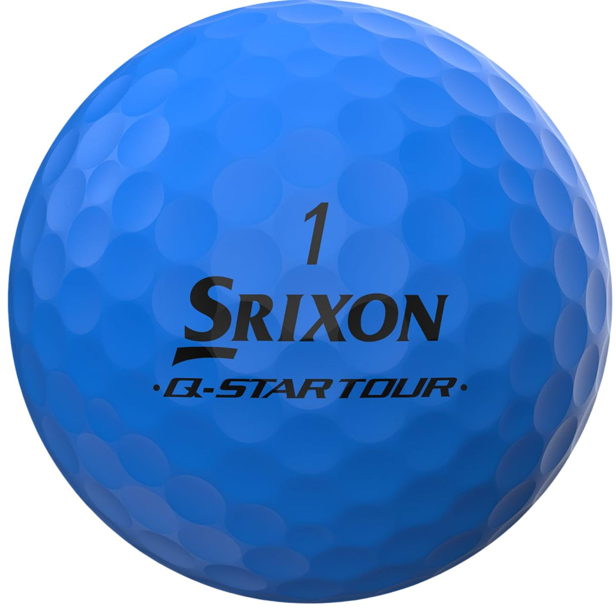 Srixon Q-STAR Tour Divide blue/yellow ball demonstrates speed and distance off the tee.