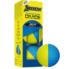 Srixon Q-STAR Tour Divide 338 Speed Dimples improve aerodynamics and flight.