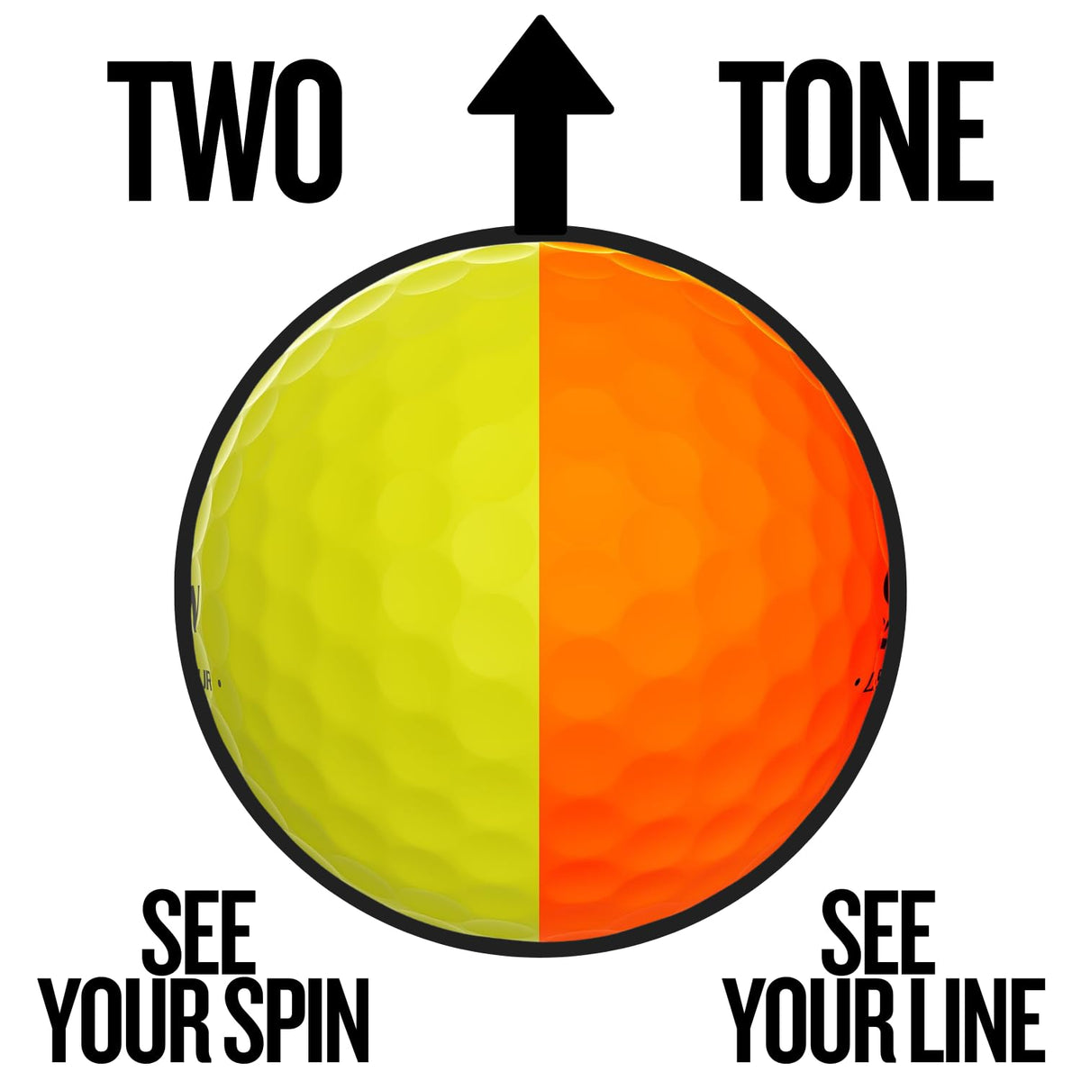338 Speed Dimples pattern on Srixon Q-Star Tour Divide