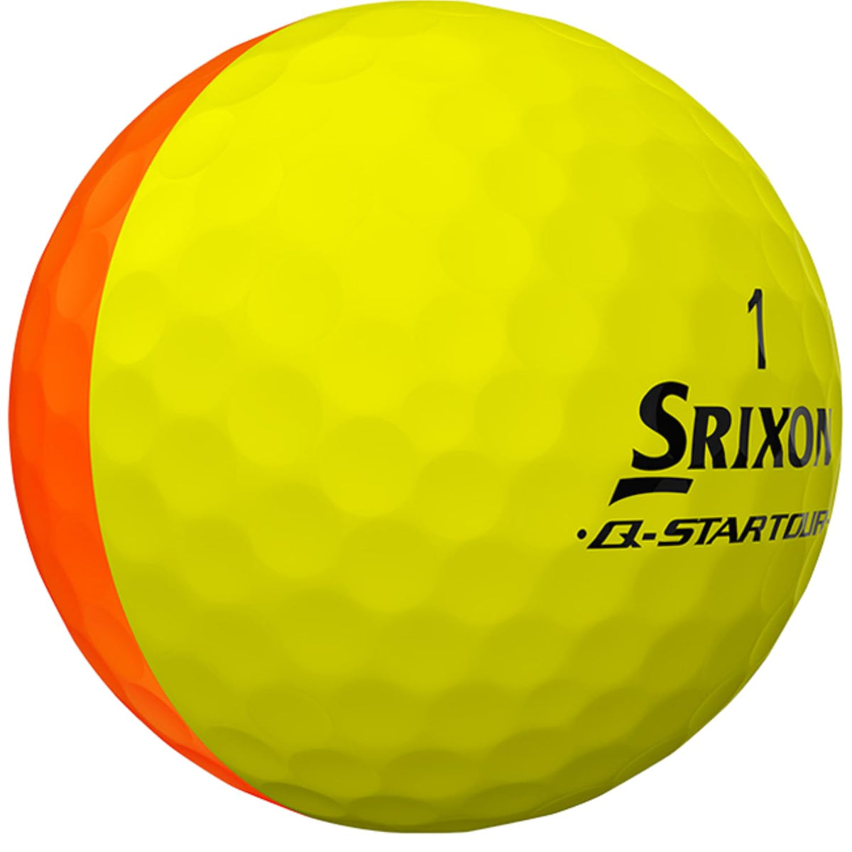 Wedge spin shot with Srixon Q-Star Tour Divide orange/yellow