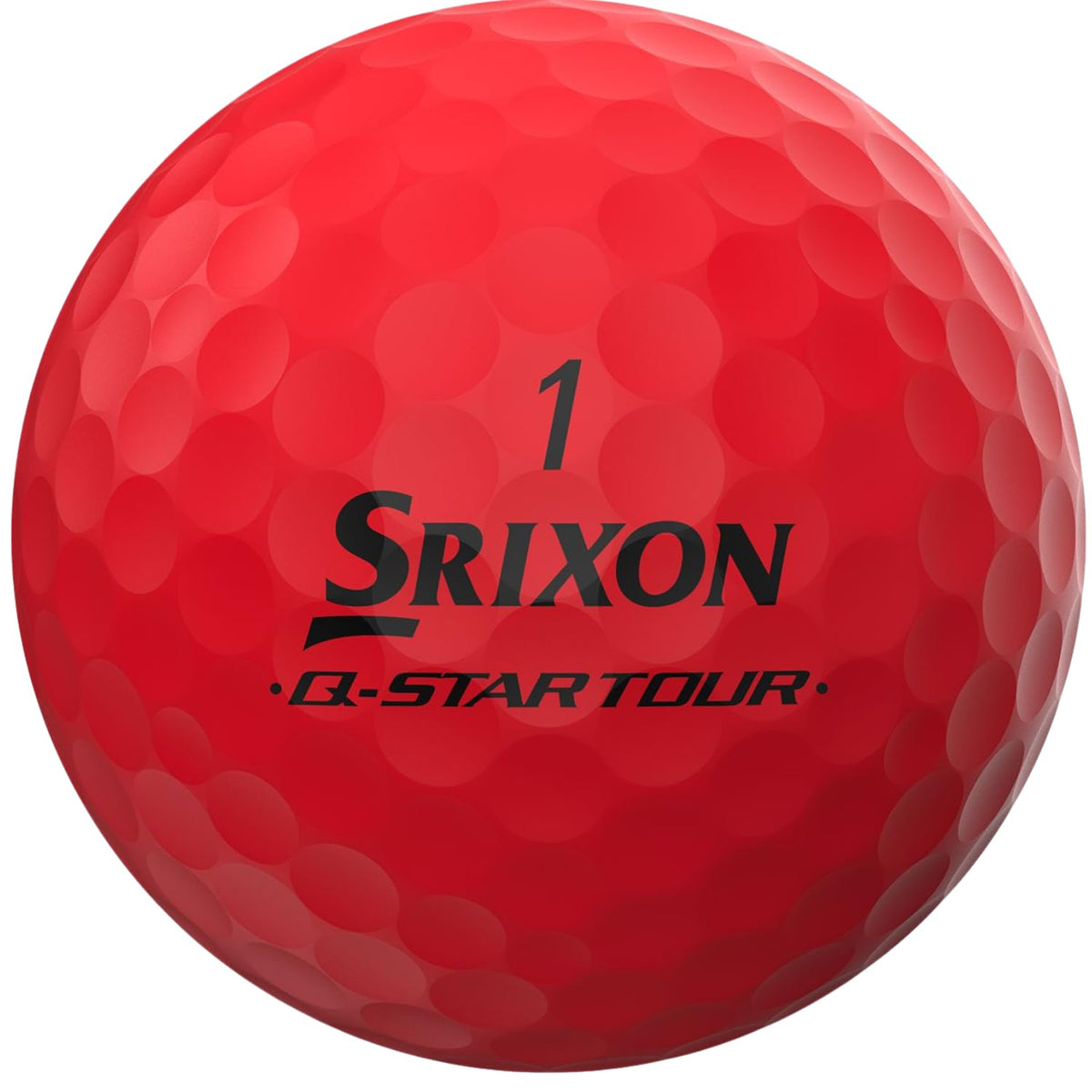 Srixon Q-Star Tour Divide yellow ball for enhanced visibility and line reading.