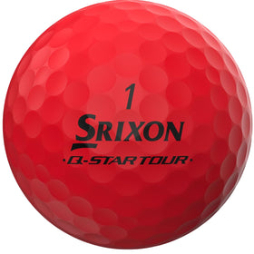 Srixon Q-Star Tour Divide yellow ball for enhanced visibility and line reading.
