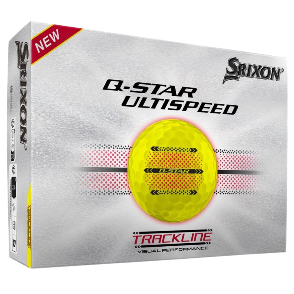 Srixon Q-STAR Ultispeed TrackLine visual alignment for confident putts.