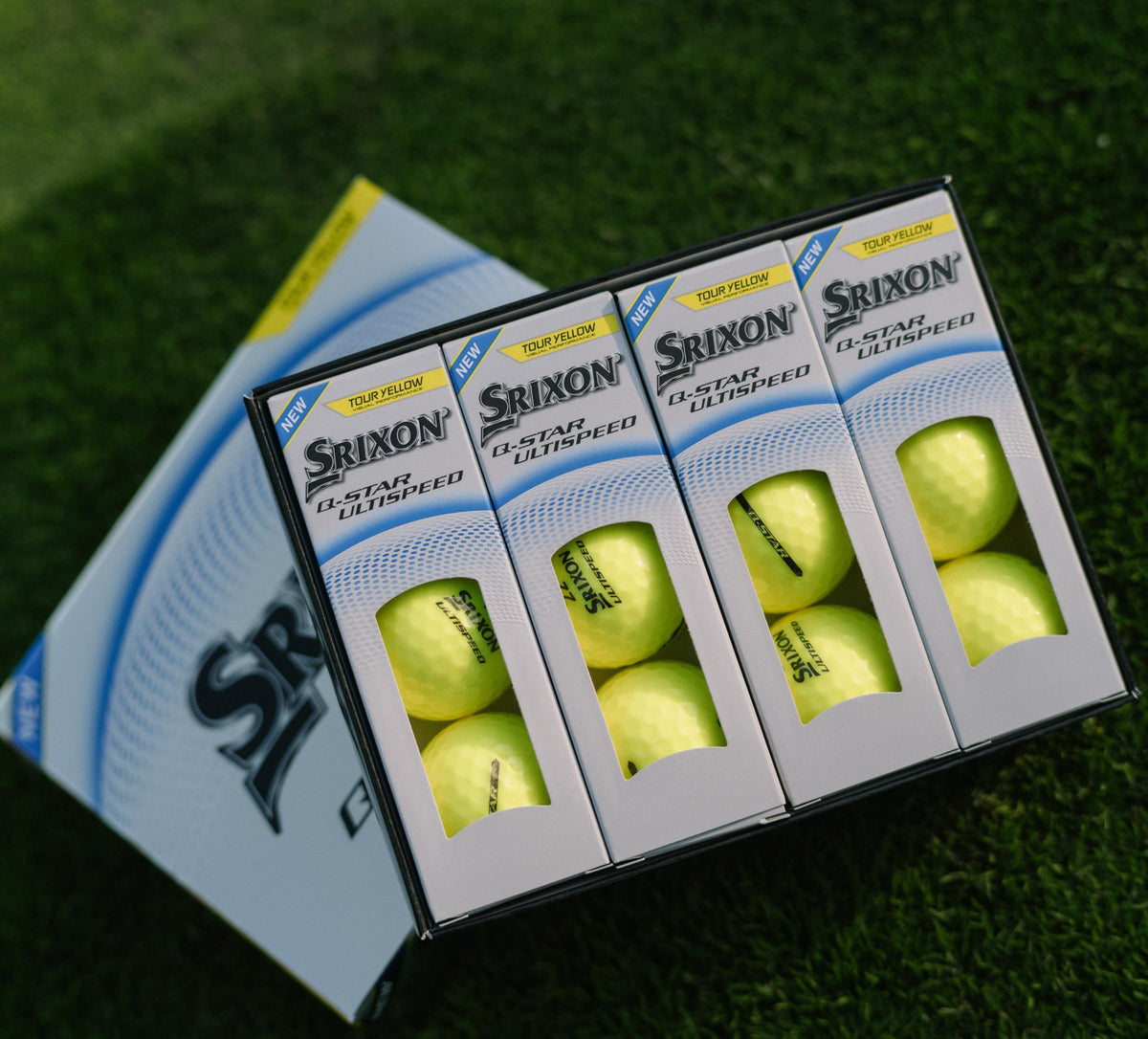 Srixon Q-Star Ultispeed tee shot distance demonstration.