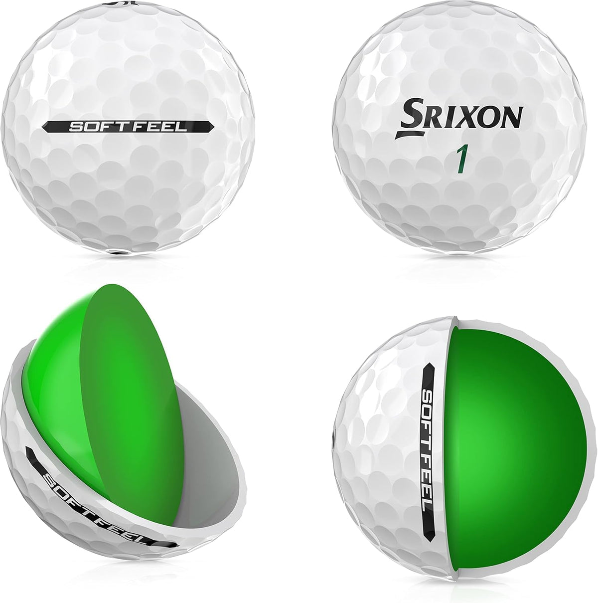Srixon Soft Feel 13 matte red color improves visibility for quick on-course locating