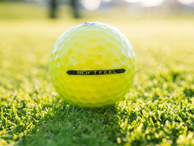 Srixon Soft Feel 13 Yellow ball delivers consistent performance in wind.