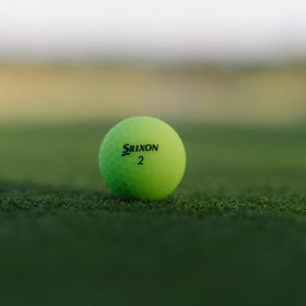 Srixon Soft Feel Brite Green ball delivering greenside spin and soft feel